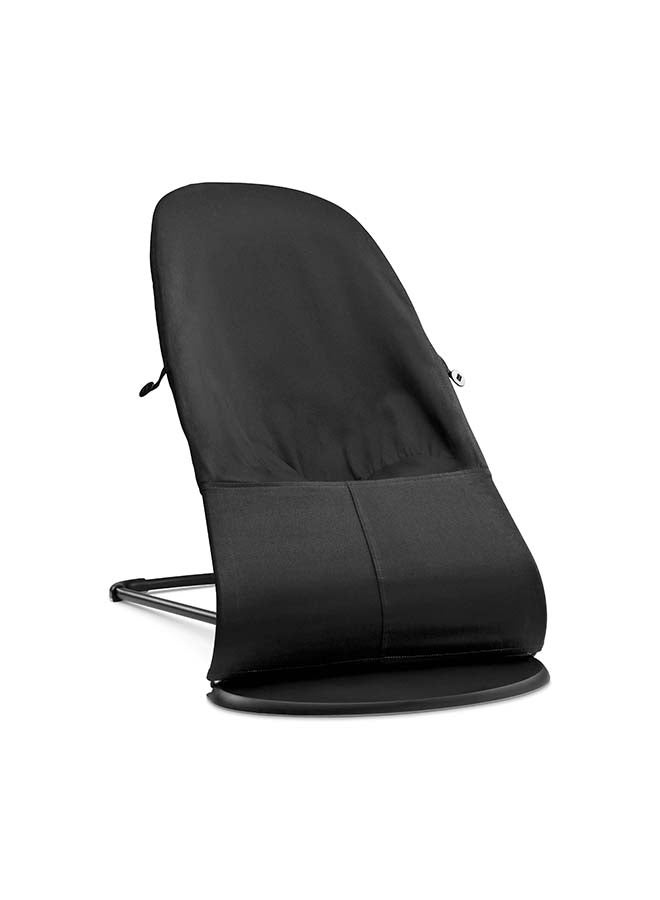 BABYBJORN هزاز بouncer Balance Soft، منسوج، أسود/رمادي داكن - Image 1